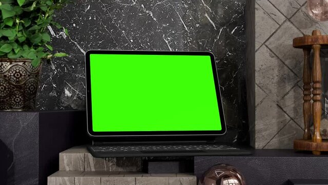 iPad Mockup Green Screen