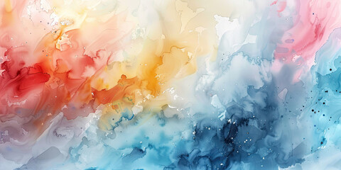 Fototapeta premium Watercolor background, abstract water colors misty moody paint splash minimal backgrounds, textured backdrop illustration, generated ai