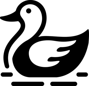 duck, logo, graphism, tattoo, icon
