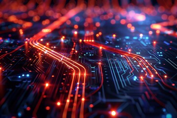 Hologram interface futuristic technology virtual on screen