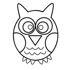 Cute owl sketch