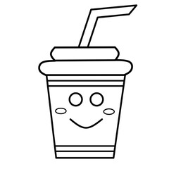 Cute drink sketch