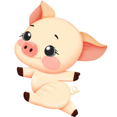 Cute pig