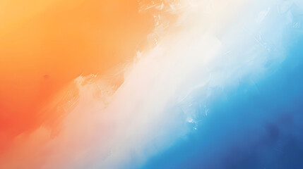 white orange blue gradient background. Generative AI.