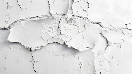 White plastered background.. Generative AI.