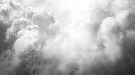 whtie grey cloud light gradient bright light texture background. Generative AI.