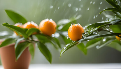 oranges on tree