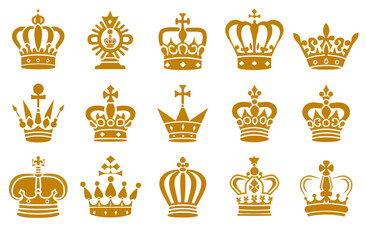 crown icon set