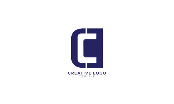 CE CCE CD Abstract initial monogram letter alphabet logo design