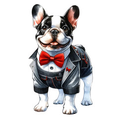 pug dog wearing shits