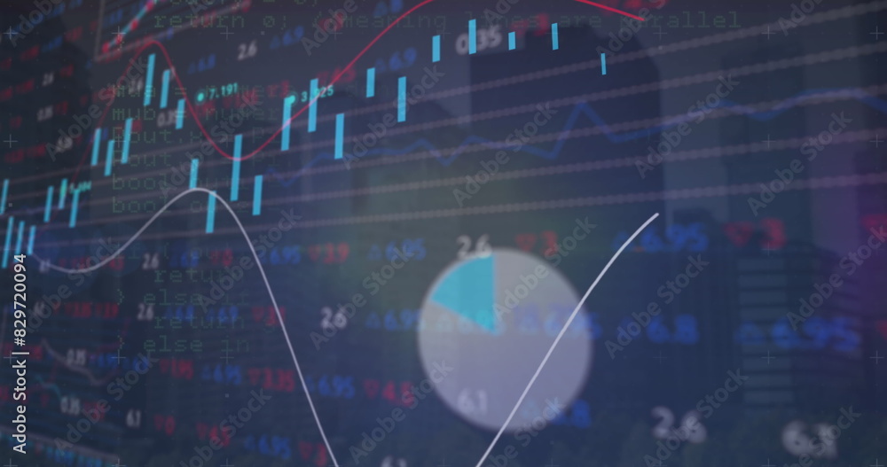 Poster image of financial data processing over grid