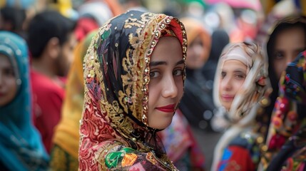 Fototapeta premium Community Celebrations: community events and festivities organized to celebrate Eid al-Adha