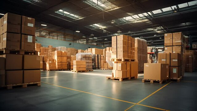 Abstract Order: Boxes in a State-of-the-Art Warehouse