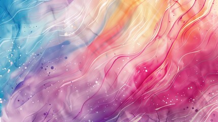 Abstract colorful background with fluid, flowing lines and textures. Perfect for design projects.