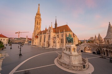 Matthias church in Buda Castle district, Budapest, Hungary.