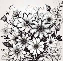 seamless floral background, floral, vector, wallpaper, illustration, design, decoration, leaf, nature, ornament, art, spring, summer