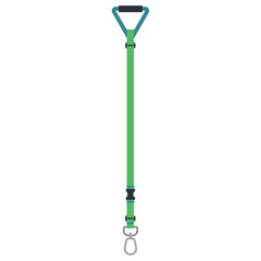 Puppy leash vector cartoon illustration isolated on a white background.