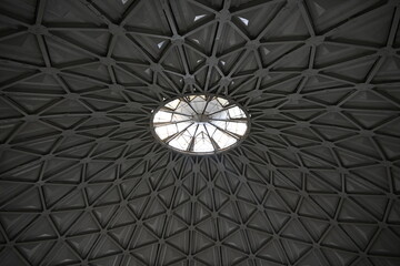 ceiling of the ceiling of a bazaar dome