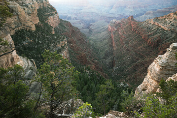 Canyon on the border of Nevada and Arizona. Desert mountain in National Park, Utah.