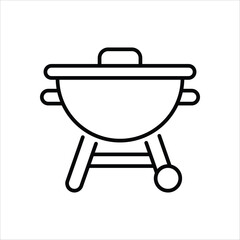 BBQ Grill vector icon
