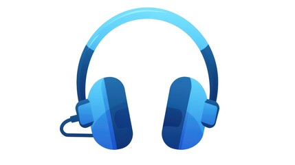 Flat design support icon featuring a headset logo perfect for company branding and more It is set against a white background with Raster Support and an assistant