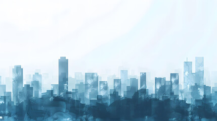 Clean and simple modern city texture background. Generative AI.