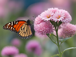 monarch butterfly on flower