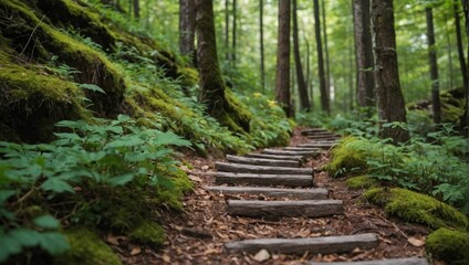 path in the mountains