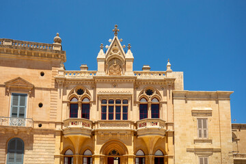 Palatial 16th-century townhouse, Casa Gourgion, Palazzo Gourgion Mdina, Malta