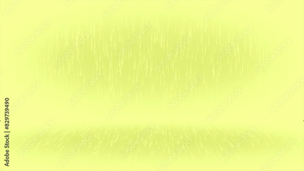 Poster yellow color particles 3d space moving upwards slowly abstract particles background