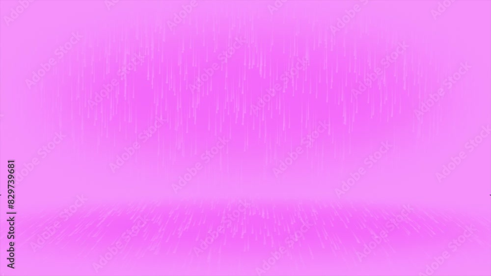 Poster pink color particles 3d space moving upwards slowly abstract particles background