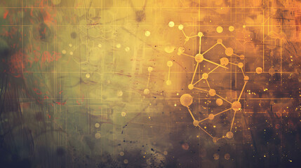 science and technology presentation textured background. Generative AI.