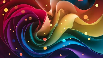 colorful rainbow pride theme gradient fluid abstract background