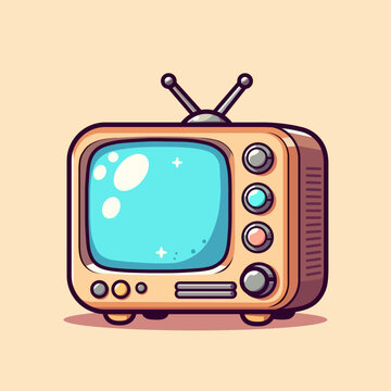 Antique retro TV