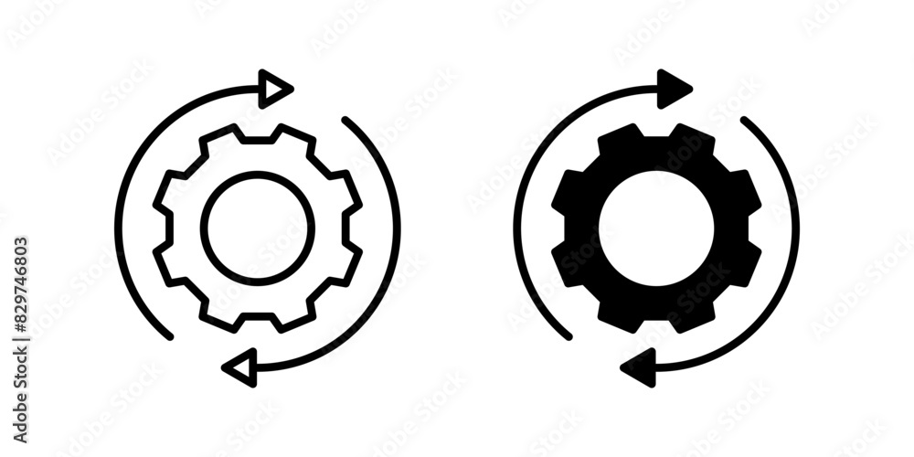 Poster update icon set. for mobile concept and web design. vector illustration