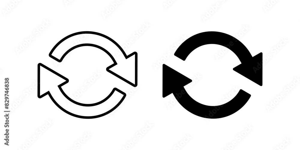 Poster update icon set. for mobile concept and web design. vector illustration