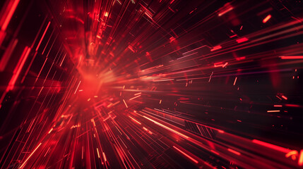 abstract digital background for wallpaper. red light lines. futuristic and technological background. fantastic wallpaper