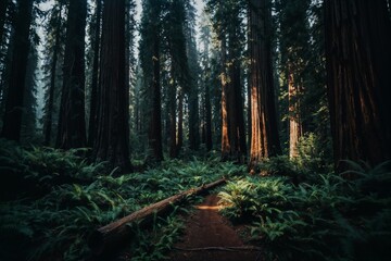 Obraz premium redwood forest