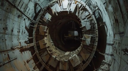 Pivoting and rotating the tunnel boring machine makes gradual turns in the tunnels path.