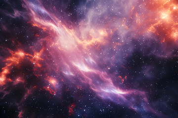 Naklejka premium Astral Dreams, Ethereal Visions, Mystic Cosmos, Nebulae Illusions, Universe Within