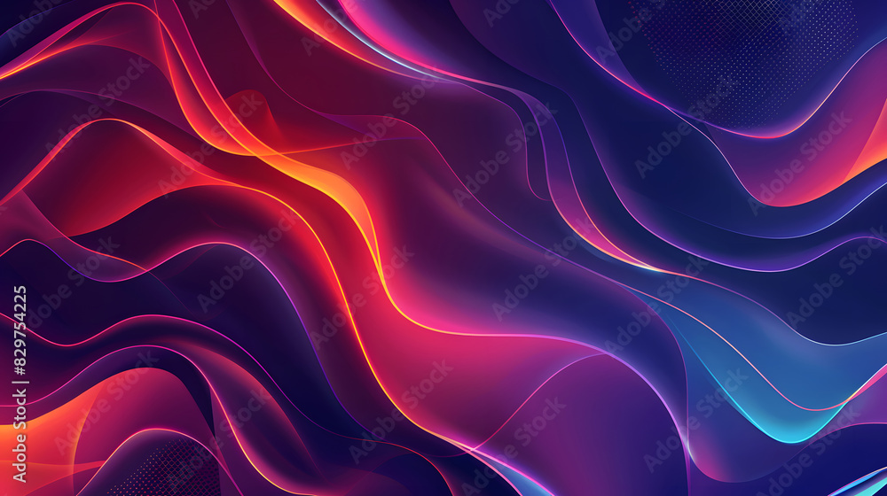 Poster abstract background with dynamic effect. modern pattern. vector illustration for design. generative 