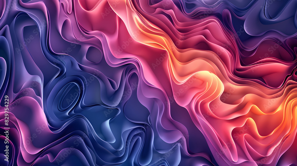 Poster abstract background with dynamic effect. modern pattern. vector illustration for design. generative 