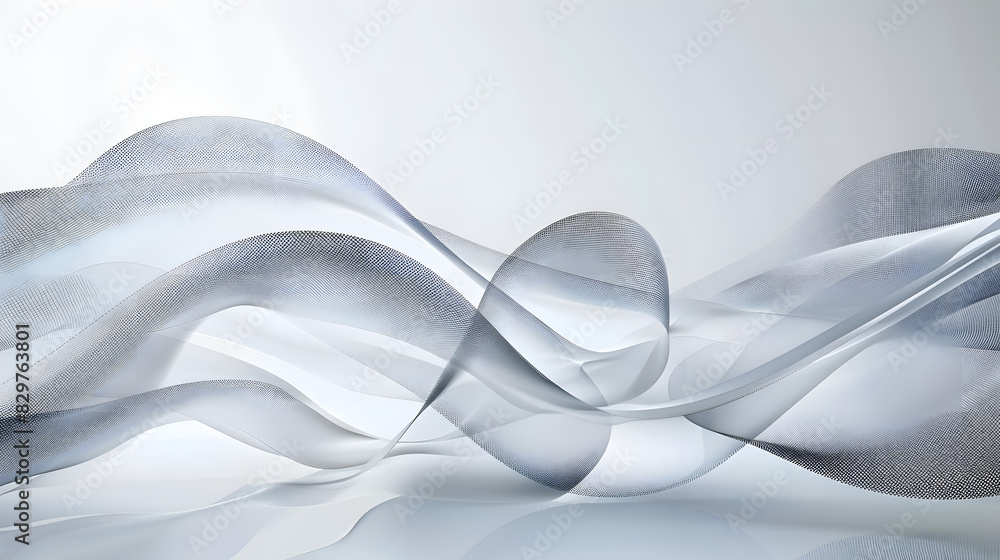 Poster abstract grey background poster with dynamic. technology network vector illustration. generative ai.