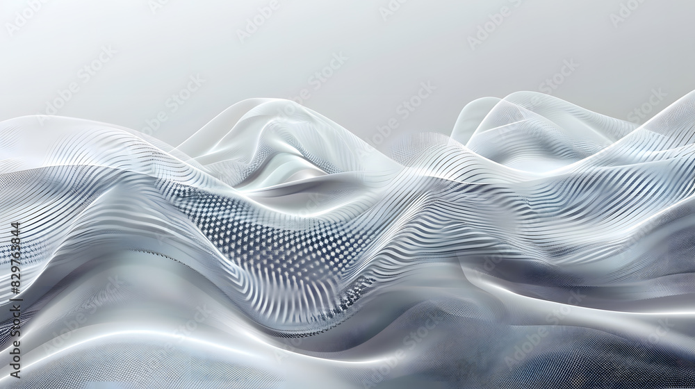 Poster abstract grey background poster with dynamic. technology network vector illustration. generative ai.