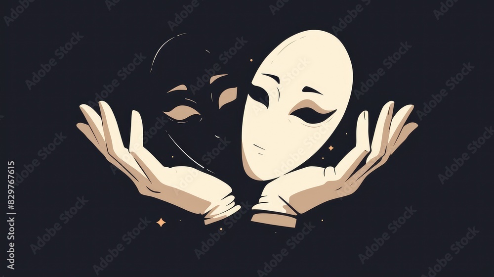 Poster introducing a modern and sleek representation of the timeless theme of generosity and charitable giv