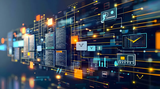 Data Archiving and Retrieval Strategies, the concept of digital data organization with an image featuring data archiving and retrieval strategies