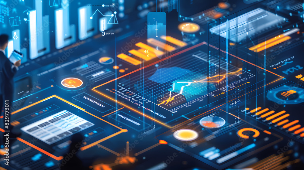 Poster digital financial reporting tools the transition to digit