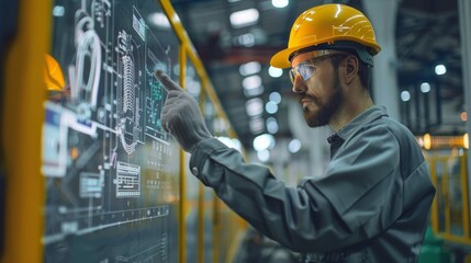 Cutting-edge AI predicts equipment failures, alerting workers before they happen. Stay ahead with predictive maintenance systems, Created with Generative AI.