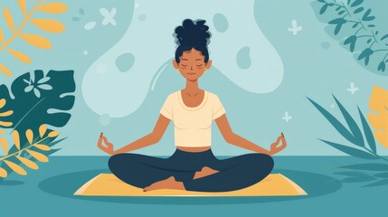 Develop a visual guide to self-care practices for adults. Highlight activities and routines that promote physical, mental, and emotional well-being.