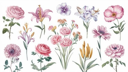 Elegant Assortment of Blossoming Flora